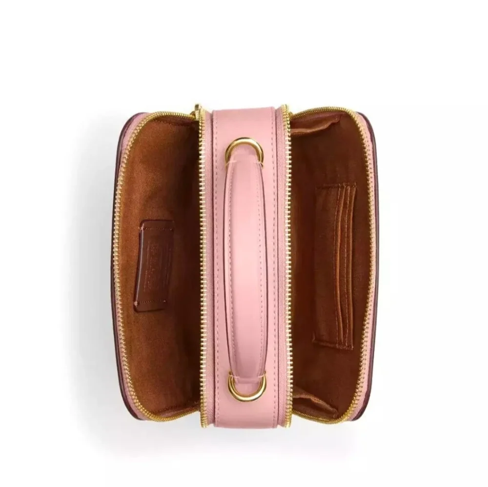 Nwt Limited Edition Coach X Tom Wesselmann Box Crossbody Pink - Picture 3 of 10